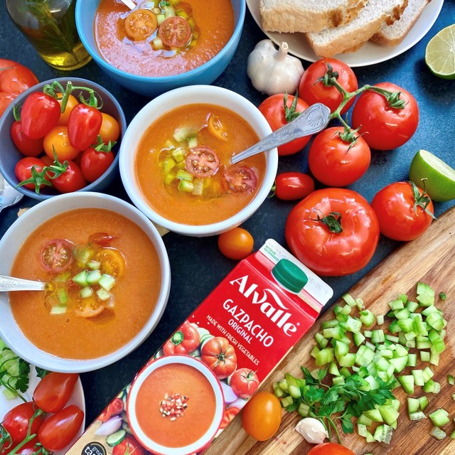 Alvalle Gazpacho Original chilled vegetable soup 1L - British product