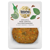 Organic Red Lentil Sun Seed Burgers 160g