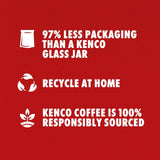 Kenco Smooth instant coffee refill pack 150g, UK version