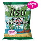 Itsu Thai Sweet Chilli Prawn Cracker Crisps Sharing Bag 60g