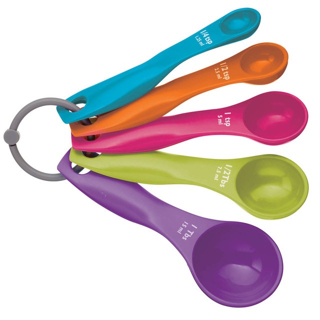 Colourworks measuring spoons set 5-piece - British product