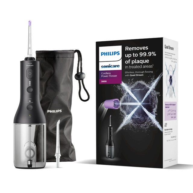Philips Sonicare Power Flosser Black, imported from the UK