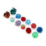 Petface Catkins Assorted Cat Ball Toys 12 Pack