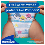 Pampers Splashers disposable swim nappies size 5-6 (14+kg), imported from the UK