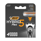 BIC Hybrid 5 Razor Blades Refill Cartridges 4 Pack