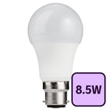 TCP LED Classic White Bayonet Light Bulb B22 8.5W