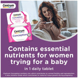 Centrum Conception Fertility Support vitamins 30 tablets - British product