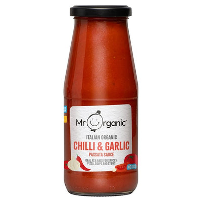 Mr Organic Chilli Garlic Passata Sauce 400g