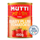 Mutti Italian Baby Plum Whole Peeled Tinned Tomatoes 400g