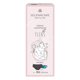 Selenacare Teens Period Knickers Sporty Black Reusable Period Underwear Size 11-12 years