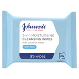 Johnson's Make Up Be Gone Moisturising Cleansing Wipes 25 Pack