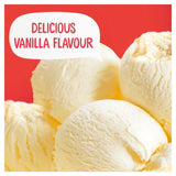 Wall's soft scoop vanilla ice cream 1.8L tub (British brand)