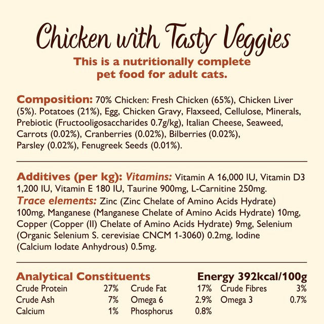 Lily's Kitchen dry cat food chicken casserole 800g, UK version