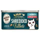 Lily's Kitchen Shredded Fillets Tuna and Salmon in Broth Wet Cat Food 70g