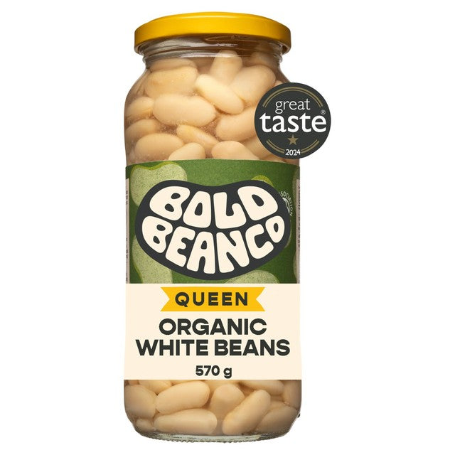 Bold Bean Co organic white beans 570g - British product