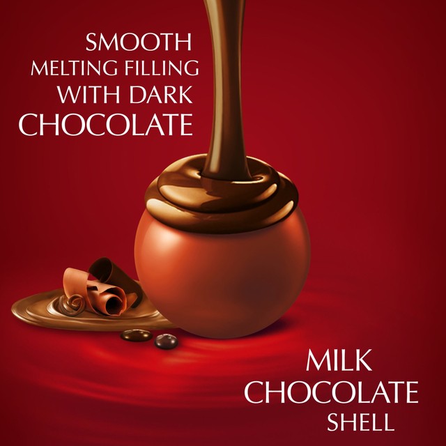Lindt double chocolate truffles 200g, UK version