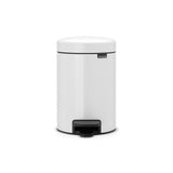 Brabantia Pedal Bin White 3L Bathroom Bin