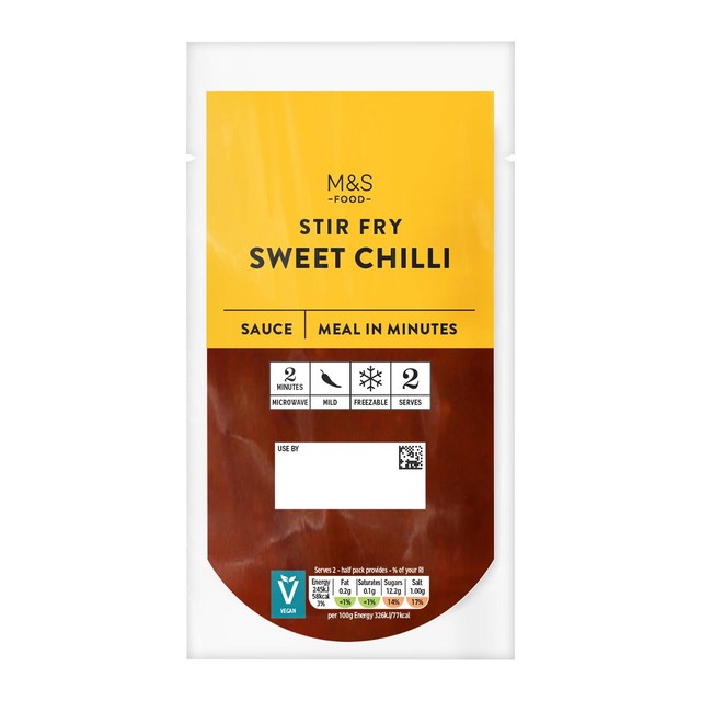 M&S sweet chilli stir-fry sauce 150g, imported from the UK