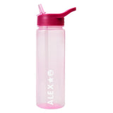 Polar Gear Personalised A-Z Sticker Straw Water Bottle for Kids 600ml