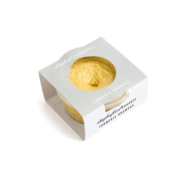 Daylesford Organic turmeric houmous dip 200g - British product