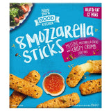 Moy Park 8 Frozen Crispy Crumb Mozzarella Sticks Cheese Snacks 256g