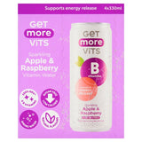 Get More Vits B Vitamins Sparkling Apple & Raspberry Vitamin Drink 4 x 330ml