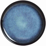M&S Amberley Reactive Dinner Plate Navy Stoneware Plate 26cm