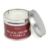 Pintail Black Orchid & Vanilla Classic Tin Candle 225g