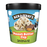 Ben & Jerry's peanut butter cup ice cream tub 465ml - British product