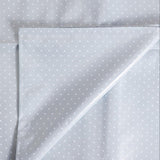 M&S Spotty Wipe Clean Tablecloth Grey Rectangular 230 x 140 cm