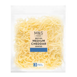 M&S British Medium Grated Cheddar Cheese 250g