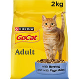 Go-Cat herring with vegetables dry cat food 2kg, UK version