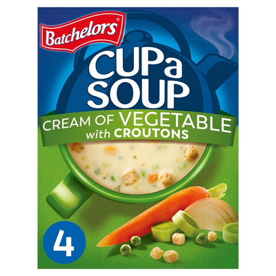 Batchelors Cup a Soup Cream of Vegetable Instant Soup Sachets 122g