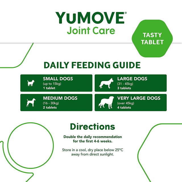 Lintbells YuMove Senior dog joint supplement (British brand)