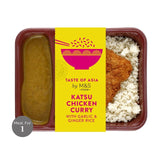M&S Crispy Katsu Chicken Curry with Rice Taste of Asia Ready Meal 380g