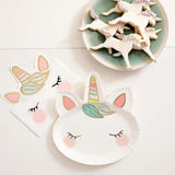 Talking Tables unicorn paper napkins pack of 8 (British brand)