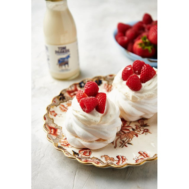 Tom Parker fresh pasteurised double cream 250ml (British brand)