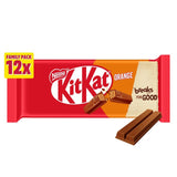 Kit Kat 2 Finger Orange Chocolate Biscuit Bar Multipack 12x20g
