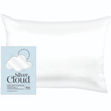 VH2 Silver Cloud White Satin Pillowcase Standard Size (50x75cm)