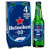 Heineken 0.0 Alcohol Free Beer 4x330ml Bottles