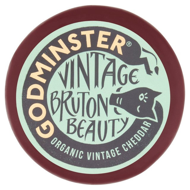 Godminster Vintage Organic Cheddar Round 400g, UK version