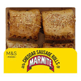 M&S 4 Mature Cheddar and Marmite Sausage Rolls 188g