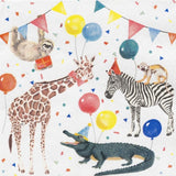 Talking Tables safari animal paper napkins 20 per pack (British brand)