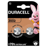 Duracell Specialty CR-2032 Lithium Coin Battery 2 Pack