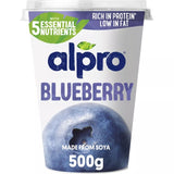Alpro blueberry soya yoghurt alternative 500g - British product