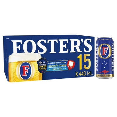 Foster's Lager Beer Multipack 15 x 440ml Cans