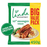 Linda McCartney 10 vegetarian sausages 454g, UK version