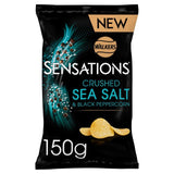 Walkers Sensations Sea Salt & Black Peppercorn sharing crisps 150g (British brand)