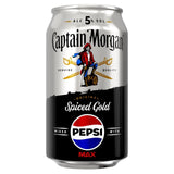Captain Morgan Original Spiced Gold Rum & Pepsi MAX premixed drink 330ml - British product