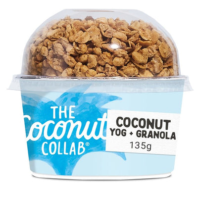 Coconut Collab Coconut Yog with Granola Clusters Coconut Yoghurt Alternative 135g